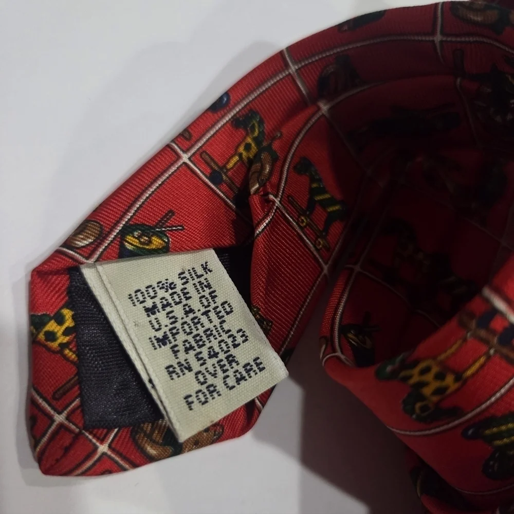 Vtg. Gap Boys Red Tie
